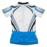 CRIVIT SPORTS Cycling Womens Jersey White 1/2 Zip S
