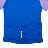 CRANE Full Zip Cycling Mens Jersey Blue XL