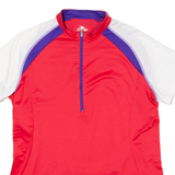 CRANE Cycling Mens Jersey Red 1/2 Zip XL