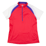 CRANE Cycling Mens Jersey Red 1/2 Zip XL