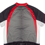 CRIVIT SPORTS Cycling Mens Jersey Grey 1/2 Zip L