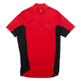 VAUDE Cycling Mens Jersey Red 1/4 Zip S