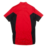 VAUDE Cycling Mens Jersey Red 1/4 Zip S