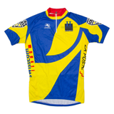 GIORDANA Cycling Mens Jersey Yellow 1/4 Zip M