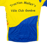 GIORDANA Cycling Mens Jersey Yellow 1/4 Zip M