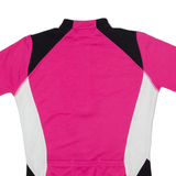 CULT Cycling Womens Jersey Pink 1/4 Zip UK 12