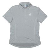 ODLO Cycling Womens Jersey Grey Collared S