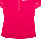 CRAFT Cycling Womens Jersey Pink 1/2 Zip S