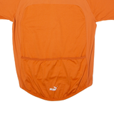 PUMA Cycling Mens Jersey Orange 1/2 Zip XL
