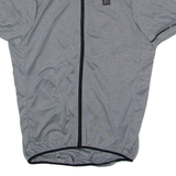 CRAFT Full Zip Cycling Mens Jersey Grey High Neck M