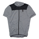 CRAFT Full Zip Cycling Mens Jersey Grey High Neck M