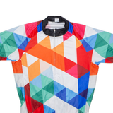 SOREA Full Zip Cycling Mens Jersey White High Neck S