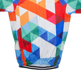 SOREA Full Zip Cycling Mens Jersey White High Neck S