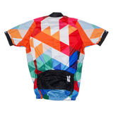 SOREA Full Zip Cycling Mens Jersey White High Neck S