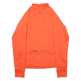 ODLO Cycling Womens Jersey Orange Long Sleeve 1/4 Zip S