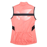 CROSSWAVE Cycling Womens Jersey Pink Sleeveless 1/2 Zip M