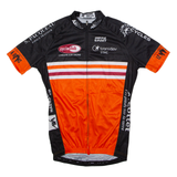 DIFFUSPORT Full Zip Cycling Mens Jersey Black High Neck M