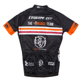 DIFFUSPORT Full Zip Cycling Mens Jersey Black High Neck M