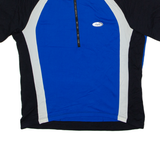 LOFFLER Cycling Womens Jersey Blue 1/2 Zip XL