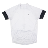 BONTRAGER Cycling Mens Jersey White 1/2 Zip L