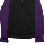 Cycling Womens Jersey Black Long Sleeve 1/4 Zip L