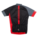 NALINI Full Zip Cycling Mens Jersey Black High Neck L