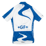 OWAYO Full Zip Cycling Mens Jersey White High Neck S