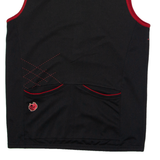 IXS Cycling Mens Jersey Black Sleeveless 1/2 Zip L