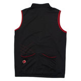 IXS Cycling Mens Jersey Black Sleeveless 1/2 Zip L