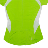 SCOTT Cycling Womens Jersey Green 1/2 Zip XS