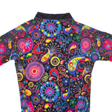 MALCIKLO Full Zip Cycling Womens Jersey Black High Neck M