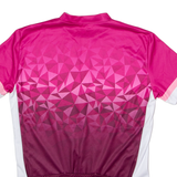 CROSSWAVE Cycling Womens Jersey Pink 1/4 Zip UK 16