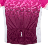 CROSSWAVE Cycling Womens Jersey Pink 1/4 Zip UK 16