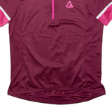 CROSSWAVE Cycling Mens Jersey Maroon 1/4 Zip XL