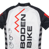 CUORE Full Zip Cycling Mens Jersey White High Neck M