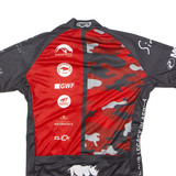 ENJOY Full Zip Cycling Womens Jersey Red High Neck S