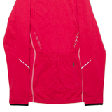 CRIVIT SPORTS Full Zip Cycling Womens Jersey Pink Long Sleeve High Neck S