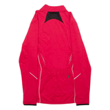 CRIVIT SPORTS Full Zip Cycling Womens Jersey Pink Long Sleeve High Neck S