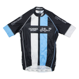 89 SPORTS Full Zip Cycling Mens Jersey Black High Neck S