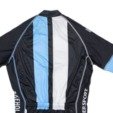 89 SPORTS Full Zip Cycling Mens Jersey Black High Neck S