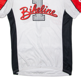 CUORE Cycling Mens Jersey White 1/2 Zip XL