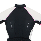 GONSO Cycling Womens Jersey Black 1/4 Zip UK 10