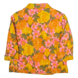 GASSES Womens Jacket Yellow Crazy Pattern M