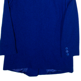 KLEIN PARIS Womens Jacket Blue Wool UK 12