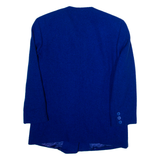 KLEIN PARIS Womens Jacket Blue Wool UK 12