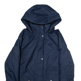 JACK WOLFSKIN Womens Rain Coat Blue Hooded M