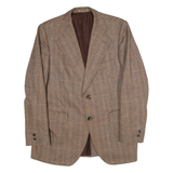 HIGHWOOD Mens Blazer Jacket Beige Wool Check M