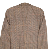 HIGHWOOD Mens Blazer Jacket Beige Wool Check M