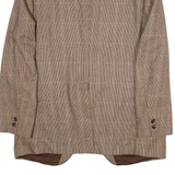 HIGHWOOD Mens Blazer Jacket Beige Wool Check M