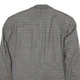 REHAB CAVALLI Mens Blazer Jacket Beige Wool Houndstooth XL